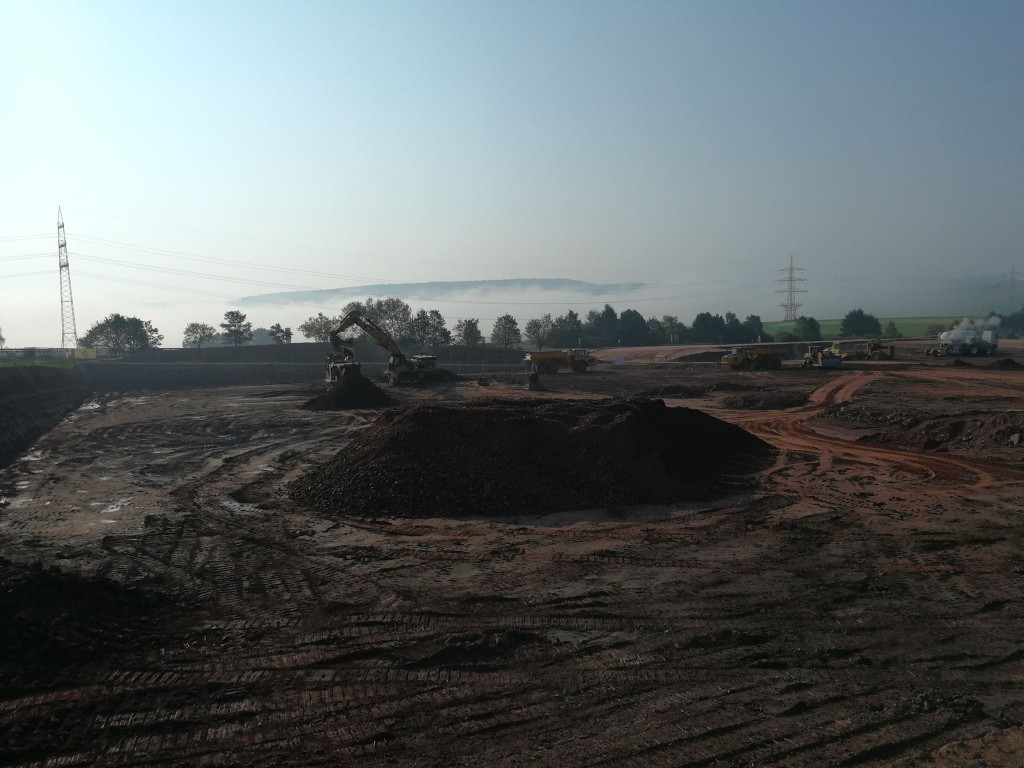Fridhaff - Travaux de déblais - Photo par Romain HENRION métreur chez Baatz Constructions Exploitation