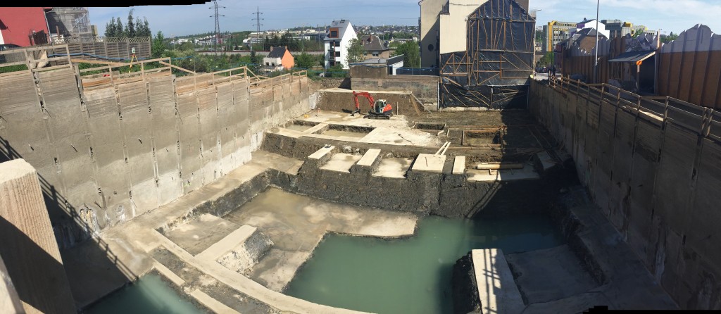 Chantier PIZNAIR, Route d’Esch à Luxembourg - Travaux de blindage, terrassement, reprise en sous-œuvre et béton de propreté